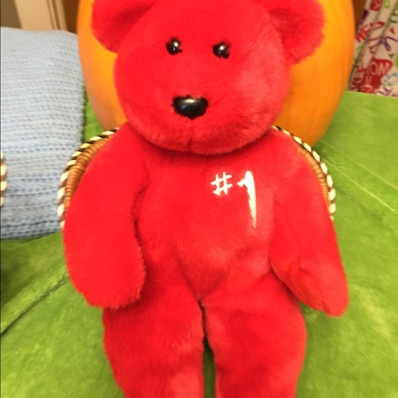 Ty beanie buddy red #1 - Picture 4 of 8